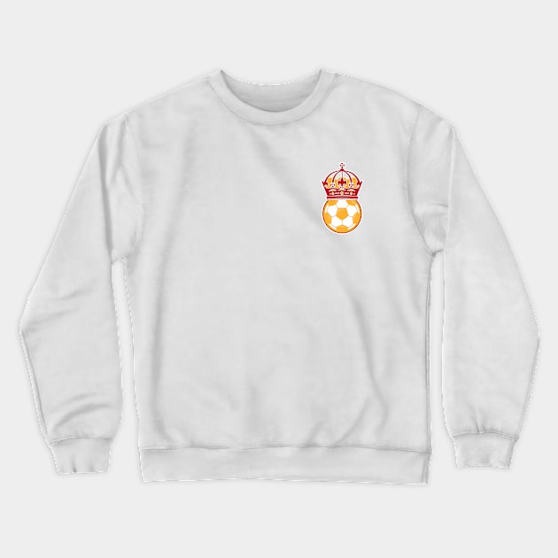 Royal Soccer Ball Crewneck Sweatshirt by RZG